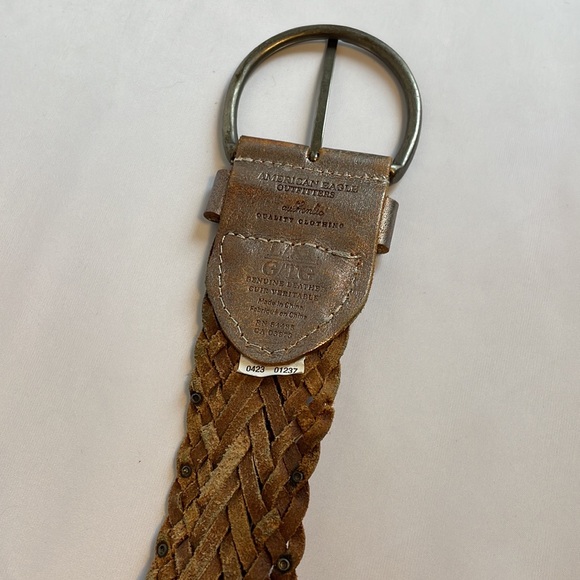 American Eagle Outfitters Brown Braided Belt - Picture 4 of 8